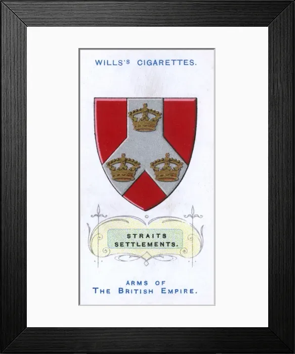 Framed Print : Arms of the Straits Settlements Framed Print : Arms of the Straits Settlements