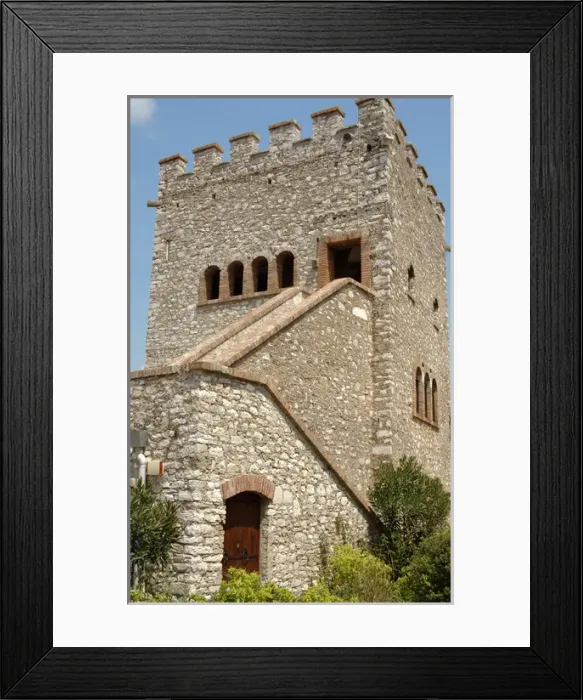 Framed Print : REPUBLIC OF ALBANIA. Butrint. Venetian castle dating from th Framed Print : REPUBLIC OF ALBANIA. Butrint. Venetian castle dating from th