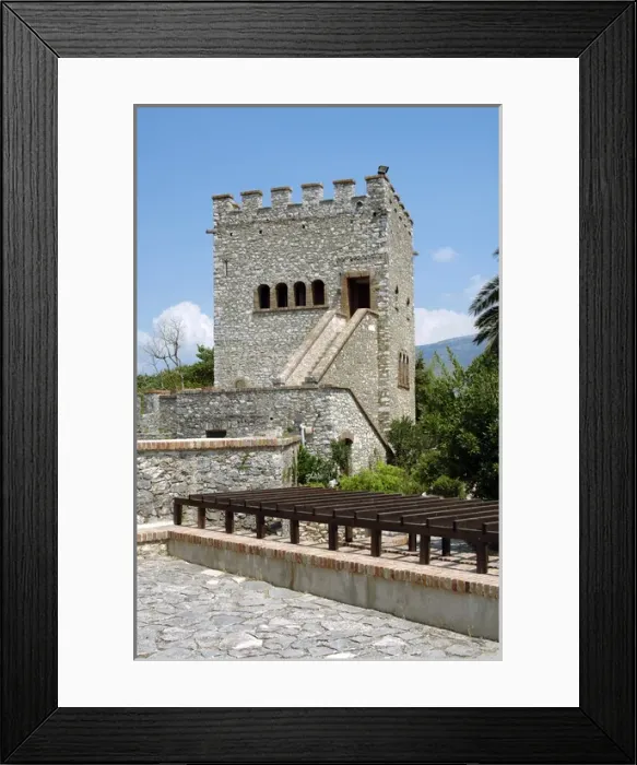 Framed Print : REPUBLIC OF ALBANIA. Butrint. Venetian castle dating from th Framed Print : REPUBLIC OF ALBANIA. Butrint. Venetian castle dating from th