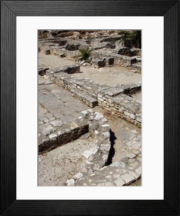Framed Print : Ancient synagogue. V-VI century. Saranda. Republic of Albani Framed Print : Ancient synagogue. V-VI century. Saranda. Republic of Albani
