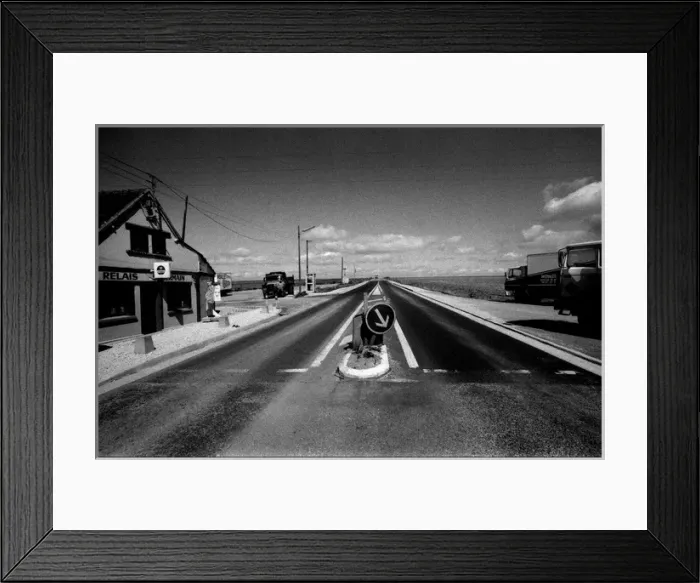 Framed Print : Fast Road Northern, France Framed Print : Fast Road Northern, France