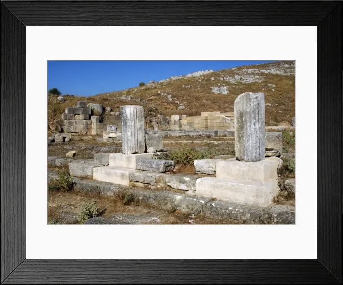 Framed Print : GREEK ART. REPUBLIC OF ALBANIA. Illyrian City Theater. Third Framed Print : GREEK ART. REPUBLIC OF ALBANIA. Illyrian City Theater. Third