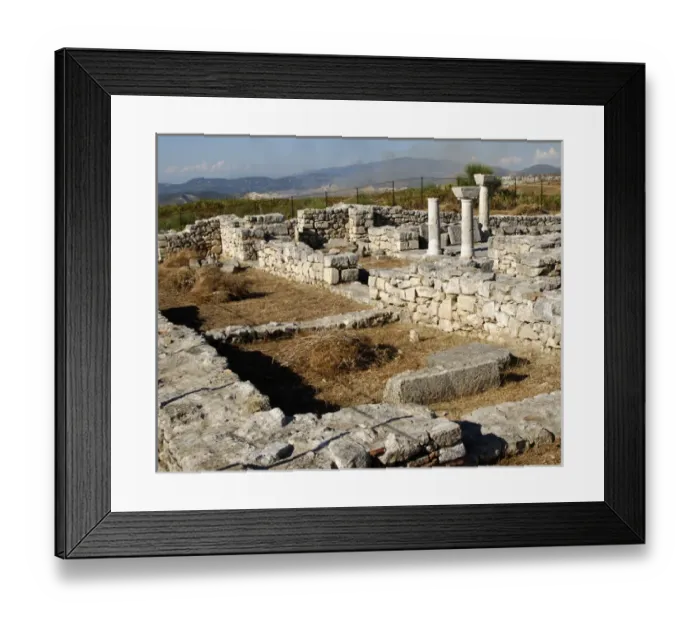 Framed Print : Early Christian art. Remains of the Basilica. IV-V century Framed Print : Early Christian art. Remains of the Basilica. IV-V century