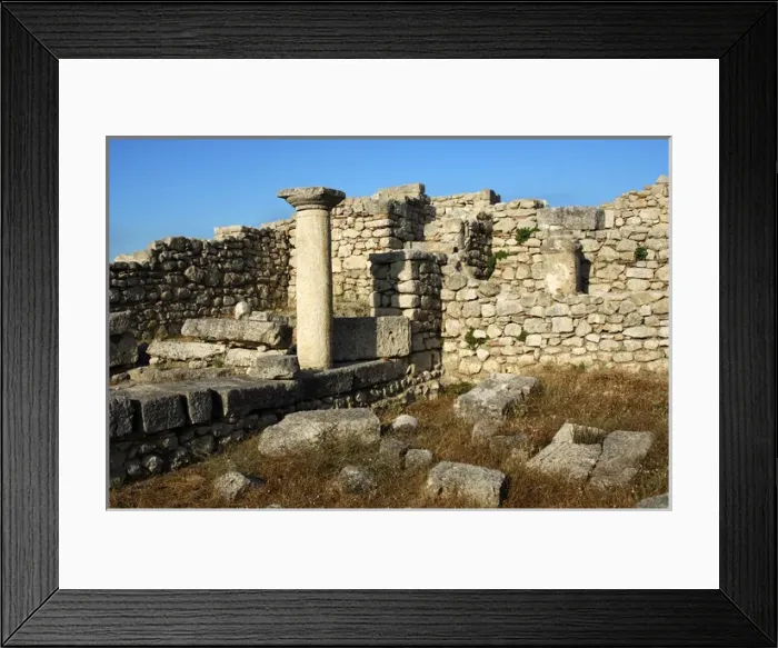 Framed Print : Byllis Archeological Site. Cathedral. IV century A. C. Republ Framed Print : Byllis Archeological Site. Cathedral. IV century A. C. Republ