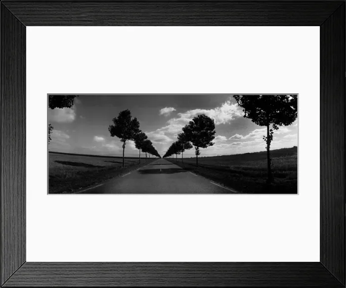 Framed Print : Road-landscape, France Framed Print : Road-landscape, France