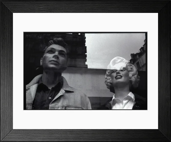 Framed Print : Shop windowd dummies, Paris, France 2 Framed Print : Shop windowd dummies, Paris, France 2