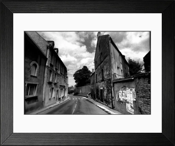 Framed Print : Village street, Northern, France Framed Print : Village street, Northern, France