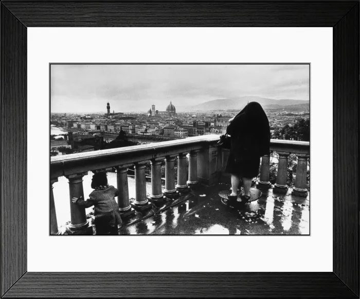 Framed Print : Florence in the rain, Piazzale Michelangelo Framed Print : Florence in the rain, Piazzale Michelangelo