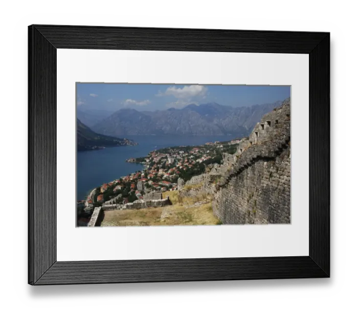 Framed Print : REPUBLIC OF MONTENEGRO. KOTOR. General view of the city. Wor Framed Print : REPUBLIC OF MONTENEGRO. KOTOR. General view of the city. Wor