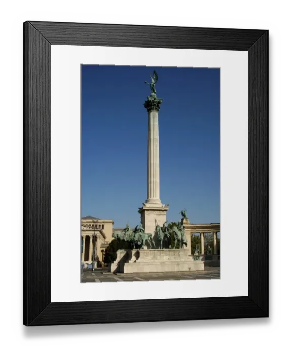 Framed Print : HUNGARY. BUDAPEST. Millennium Monument Framed Print : HUNGARY. BUDAPEST. Millennium Monument