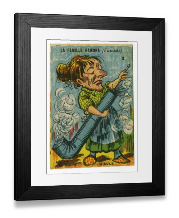 Framed Print : French Happy Families - Chimney Sweep Framed Print : French Happy Families - Chimney Sweep