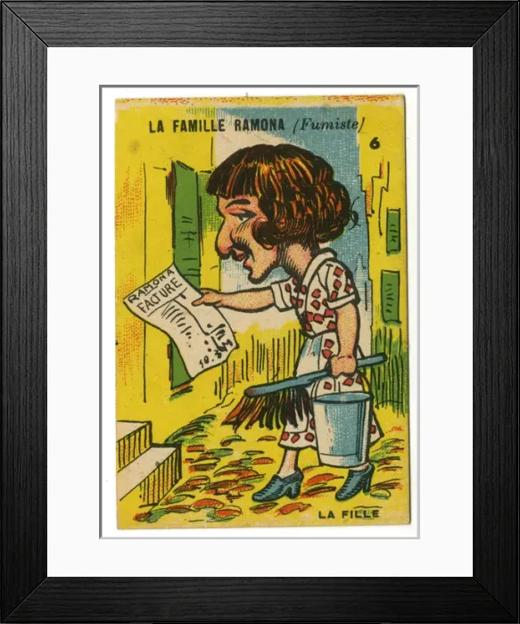 Framed Print : French Happy Families - Chimney Sweep Framed Print : French Happy Families - Chimney Sweep