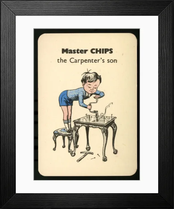 Framed Print : Gibbs Happy Families - Master Chips Framed Print : Gibbs Happy Families - Master Chips