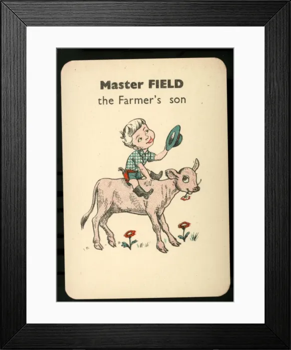 Framed Print : Gibbs Happy Families - Master Field Framed Print : Gibbs Happy Families - Master Field
