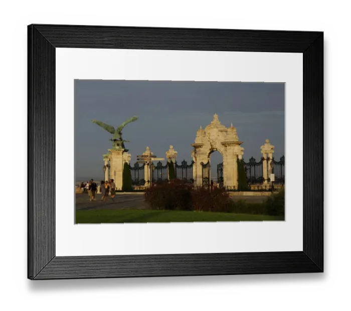 Framed Print : HUNGARY. BUDAPEST. Details of the Royal Palace Framed Print : HUNGARY. BUDAPEST. Details of the Royal Palace