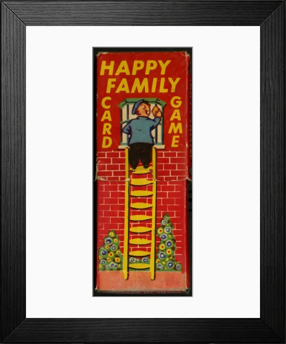 Framed Print : Happy Families - box design Framed Print : Happy Families - box design