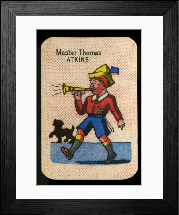 Framed Print : Happy Families - Master Thomas Atkins Framed Print : Happy Families - Master Thomas Atkins