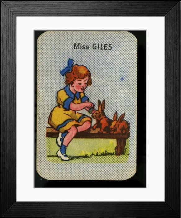 Framed Print : Happy Families - Miss Giles Framed Print : Happy Families - Miss Giles