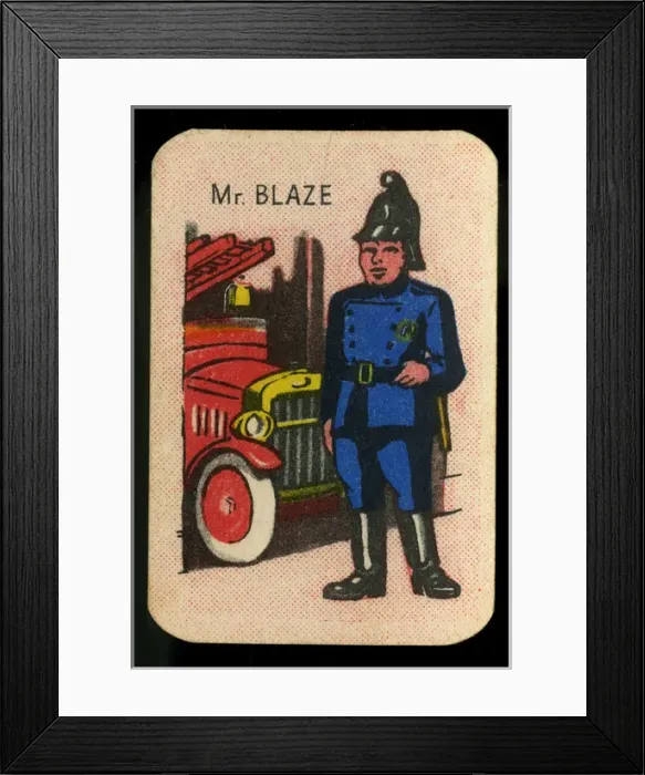 Framed Print : Happy Families - Mr Blaze Framed Print : Happy Families - Mr Blaze