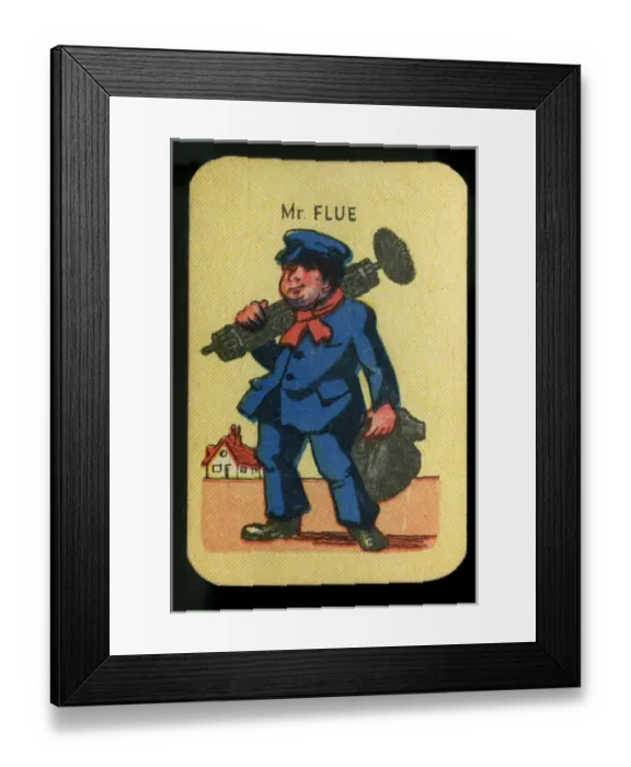 Framed Print : Happy Families - Mr Flue Framed Print : Happy Families - Mr Flue