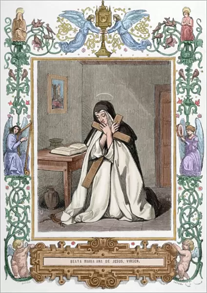 Blessed Mariana of Jesus. Spanish tertiary of the Order of M