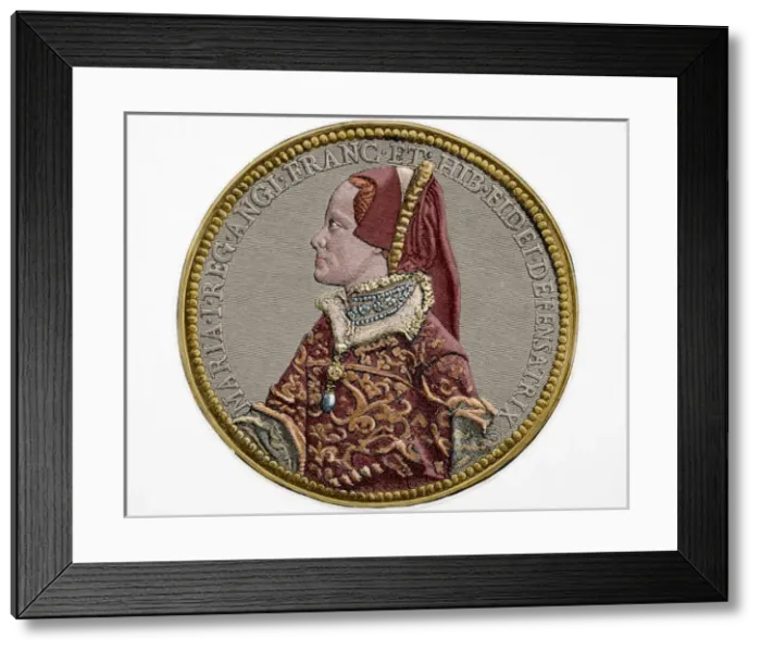 Framed Print : Mary I of England (1516-1558). Queen of England and Ireland Framed Print : Mary I of England (1516-1558). Queen of England and Ireland