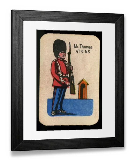 Framed Print : Happy Families - Mr Thomas Atkins Framed Print : Happy Families - Mr Thomas Atkins