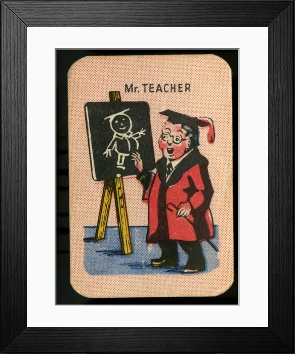Framed Print : Happy Families - Mr Teacher Framed Print : Happy Families - Mr Teacher