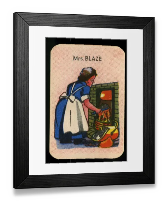Framed Print : Happy Families - Mrs Blaze Framed Print : Happy Families - Mrs Blaze