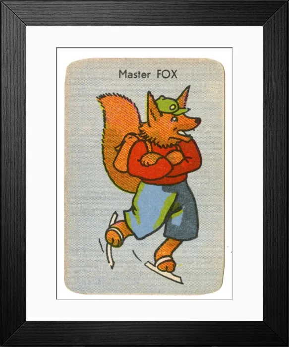 Framed Print : Happy Families Animals - Master Fox Framed Print : Happy Families Animals - Master Fox