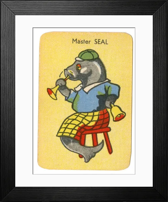 Framed Print : Happy Families Animals - Master Seal Framed Print : Happy Families Animals - Master Seal