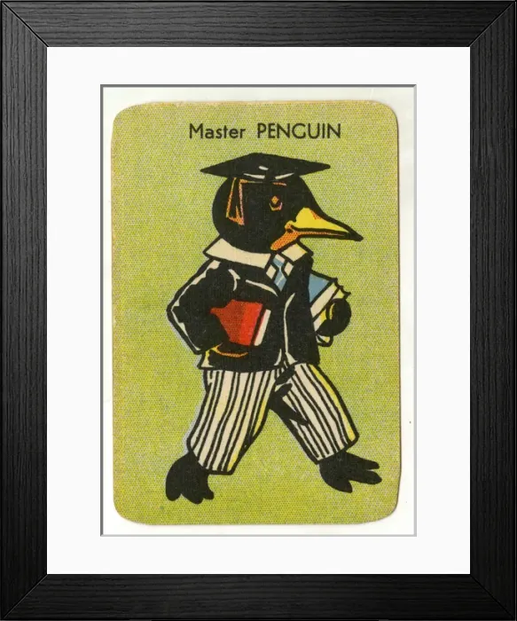 Framed Print : Happy Families Animals - Master Penguin Framed Print : Happy Families Animals - Master Penguin