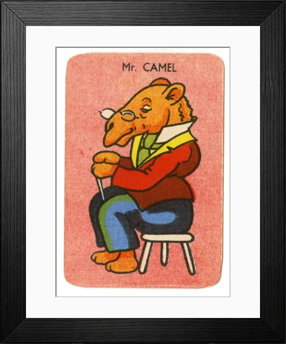 Framed Print : Happy Families Animals - Mr Camel Framed Print : Happy Families Animals - Mr Camel