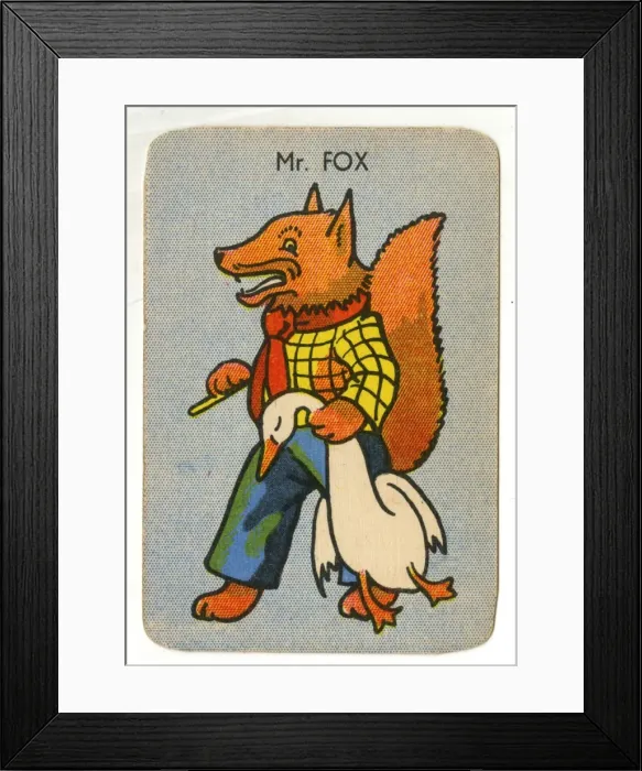 Framed Print : Happy Families Animals - Mr Fox Framed Print : Happy Families Animals - Mr Fox
