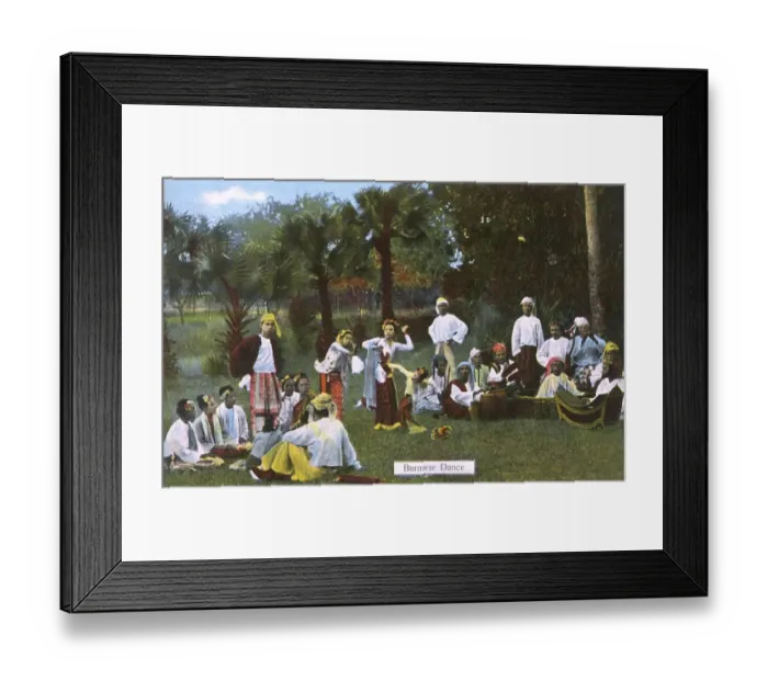 Framed Print : Myanmar - Burmese Traditional Village Dancing and Music Framed Print : Myanmar - Burmese Traditional Village Dancing and Music