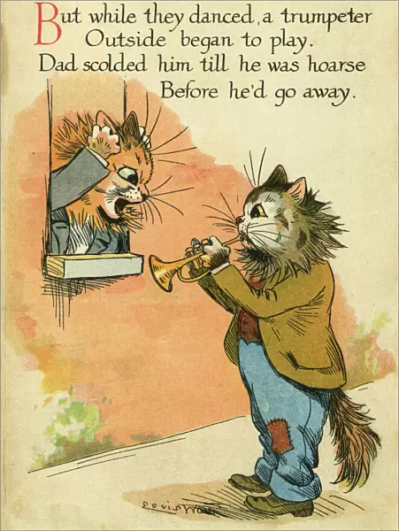 Louis Wain, Daddy Cat - trumpeter