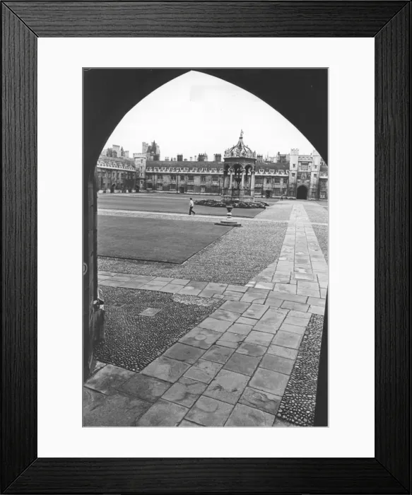 Framed Print : Courtyard, Trinity College, Cambridge University Framed Print : Courtyard, Trinity College, Cambridge University