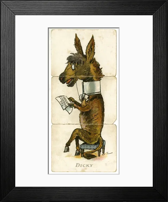 Framed Print : Misfitz - Dicky Framed Print : Misfitz - Dicky