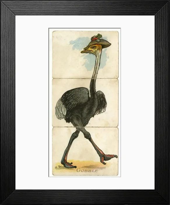 Framed Print : Misfitz - Gobble Framed Print : Misfitz - Gobble