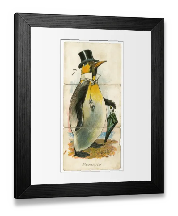 Framed Print : Misfitz - Penguin Framed Print : Misfitz - Penguin