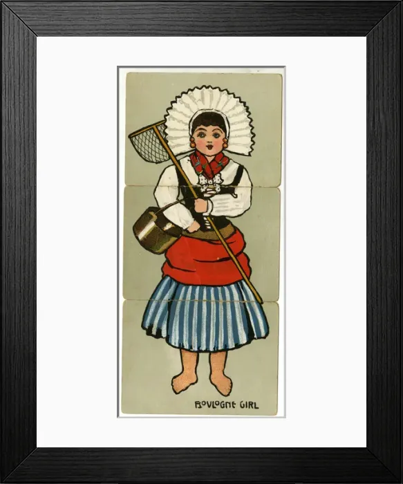 Framed Print : Misfitz Dolls - Boulogne Girl Framed Print : Misfitz Dolls - Boulogne Girl
