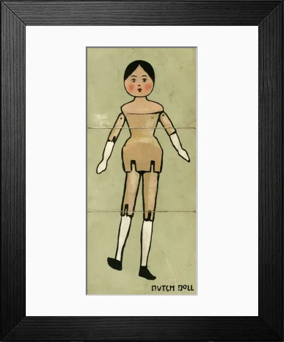 Framed Print : Misfitz Dolls - Dutch Doll Framed Print : Misfitz Dolls - Dutch Doll