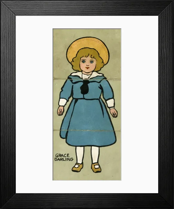 Framed Print : Misfitz Dolls - Grace Darling Framed Print : Misfitz Dolls - Grace Darling
