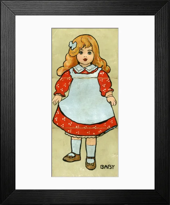 Framed Print : Misfitz Dolls - Dolly Framed Print : Misfitz Dolls - Dolly