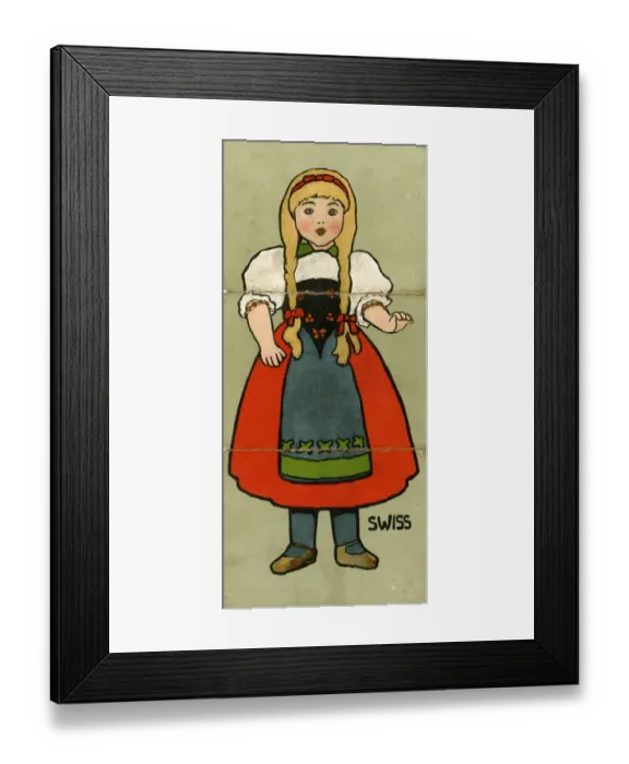 Framed Print : Misfitz Dolls - Swiss Framed Print : Misfitz Dolls - Swiss