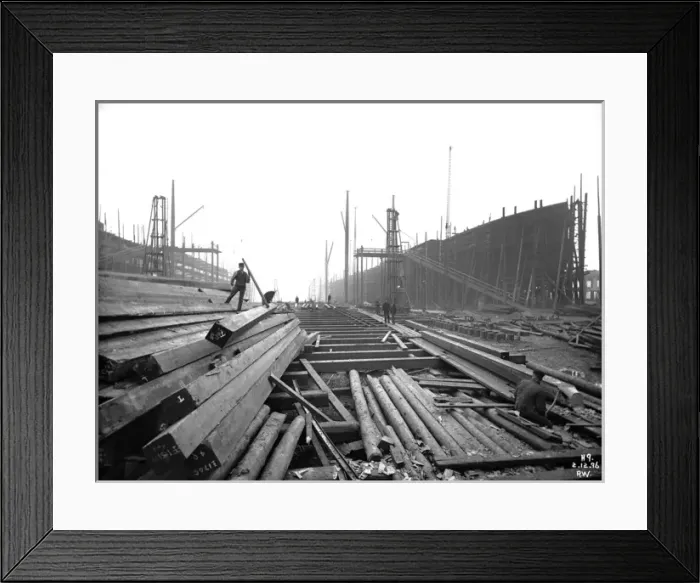 Framed Print : Harland & Wolff Collection - National Museums NI Framed Print : Harland & Wolff Collection - National Museums NI