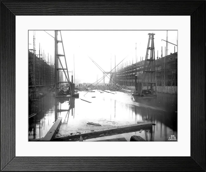 Framed Print : Harland & Wolff Collection - National Museums NI Framed Print : Harland & Wolff Collection - National Museums NI