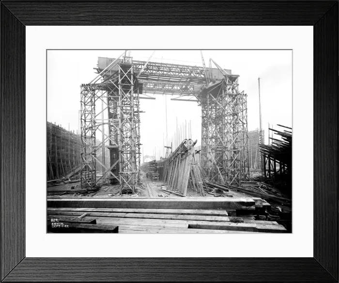 Framed Print : Harland & Wolff Collection - National Museums NI Framed Print : Harland & Wolff Collection - National Museums NI