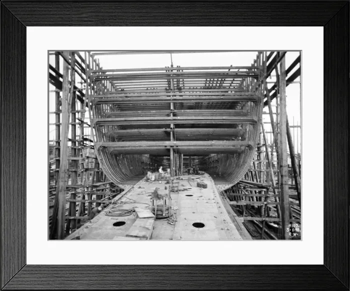 Framed Print : Harland & Wolff Collection - National Museums NI Framed Print : Harland & Wolff Collection - National Museums NI