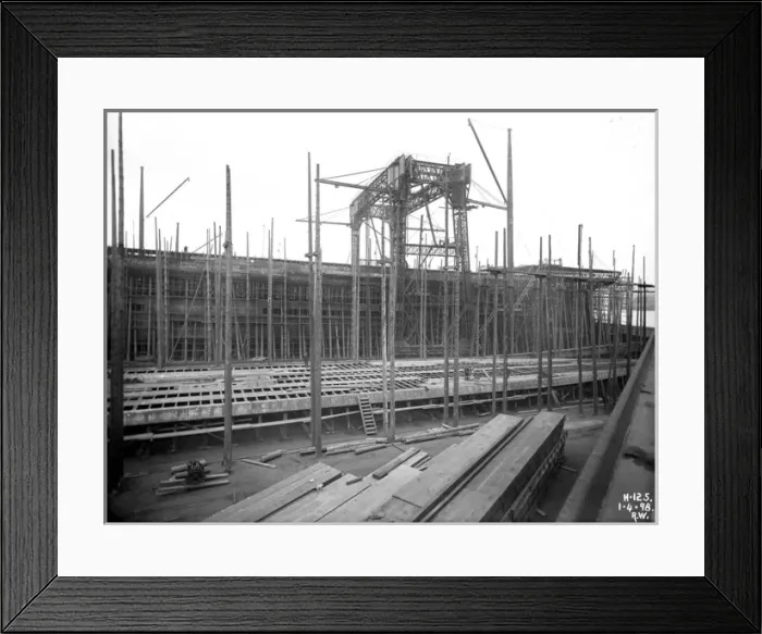 Framed Print : Harland & Wolff Collection - National Museums NI Framed Print : Harland & Wolff Collection - National Museums NI